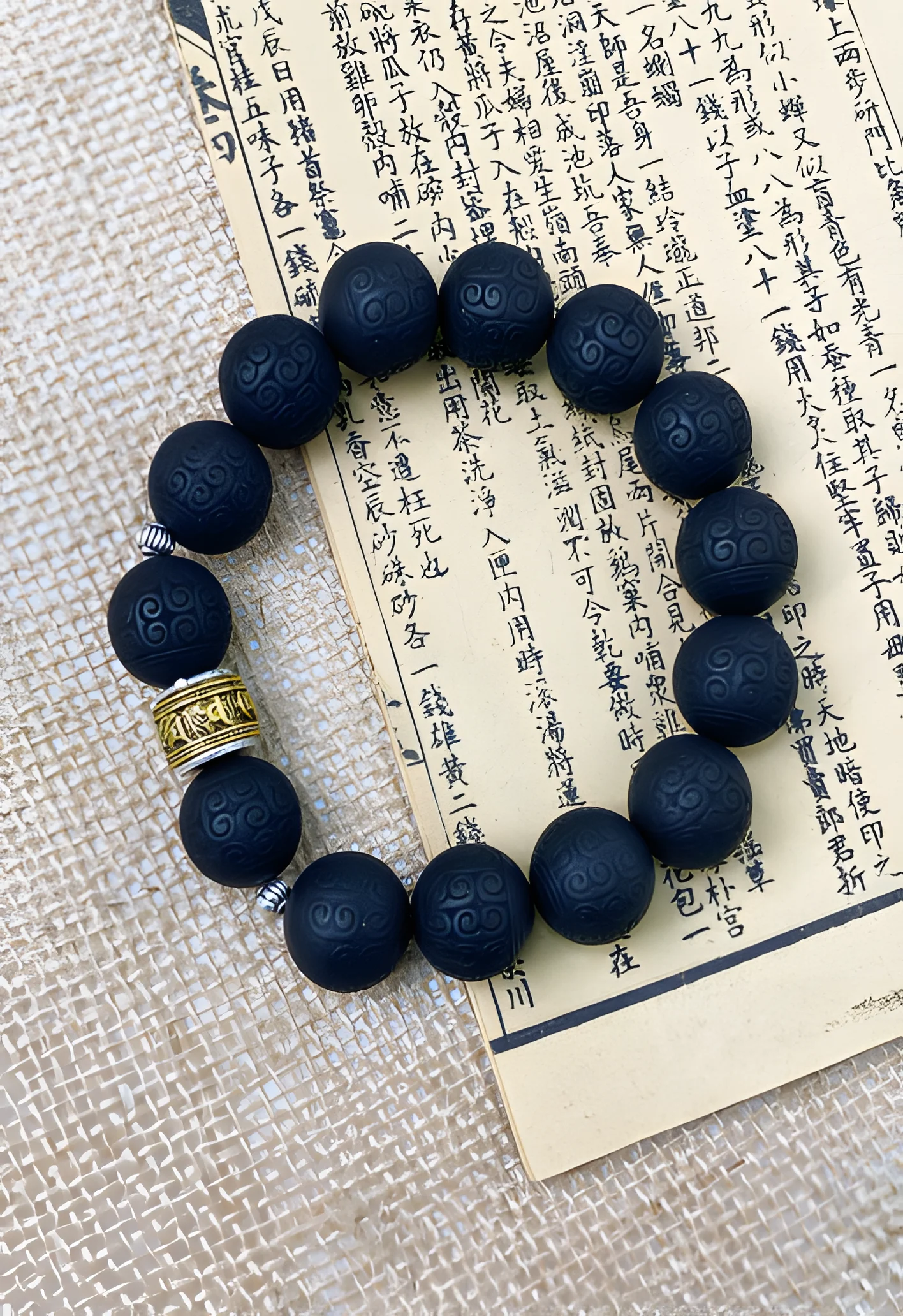 Thousand Petal - Carved — 1.5cm*14颗+配饰
