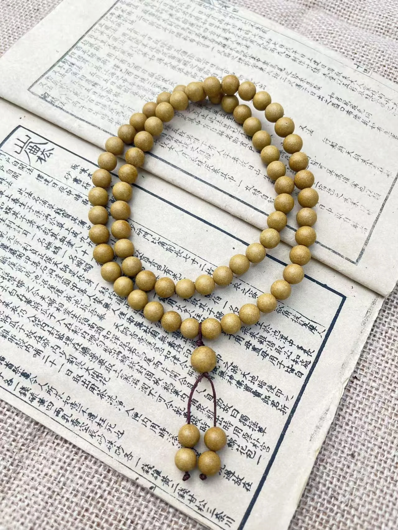 Osmanthus Wood Incense — 0.8cm*72颗＋1.0cm*1