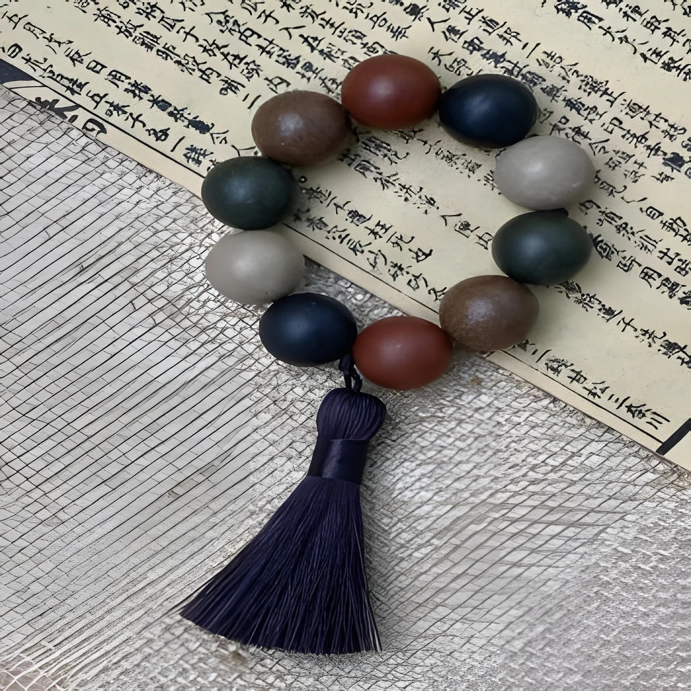 Five Elements Bead Prayer Strand — 1.5cm*10颗+配饰