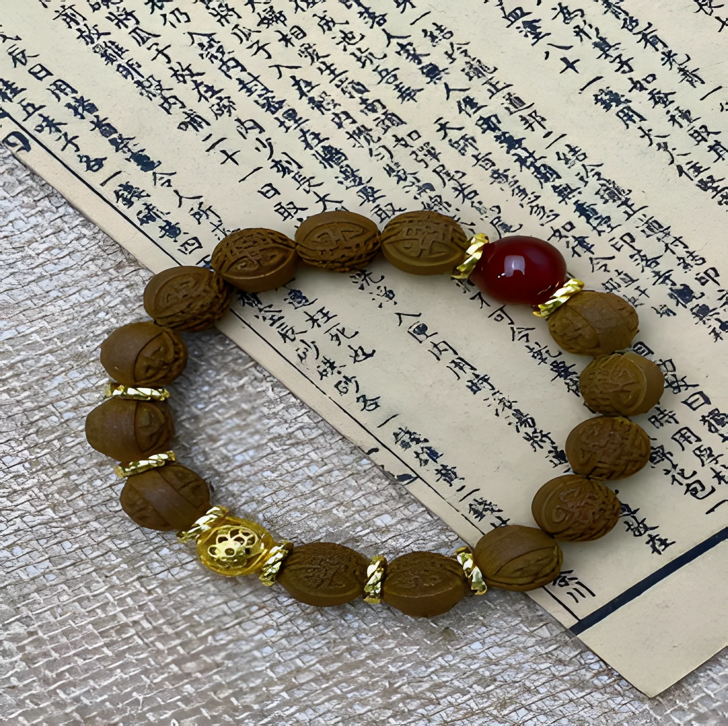 Golden Fortune — 1.2cm*14颗+配饰