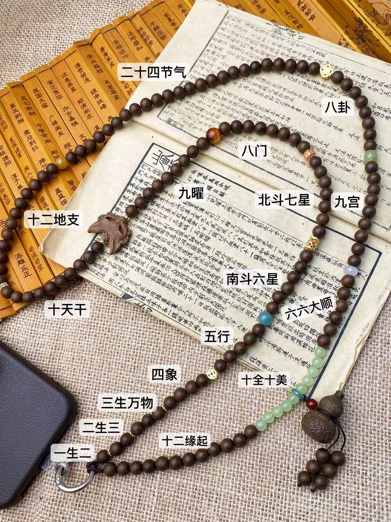 Xiji Heritage Formula — 0.8cm*126颗+6颗+配饰