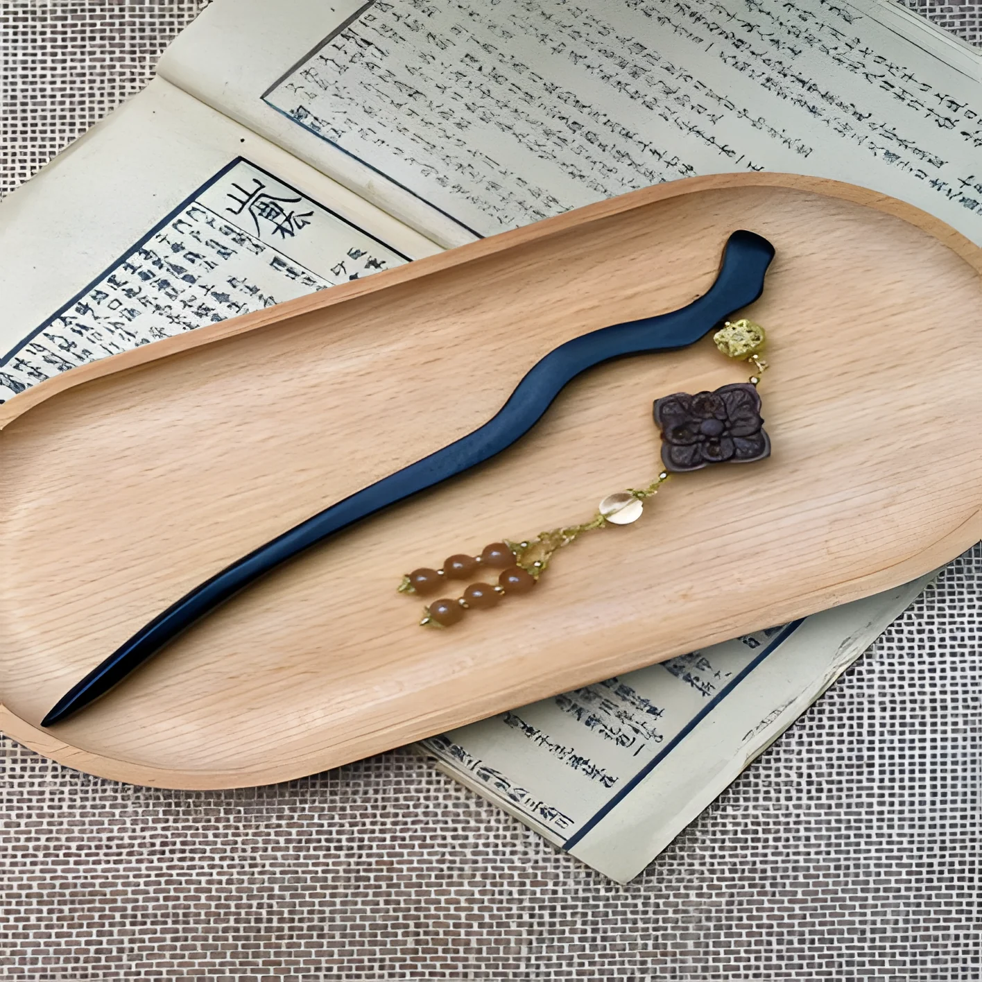 Incense Bead Hairpin — 只
