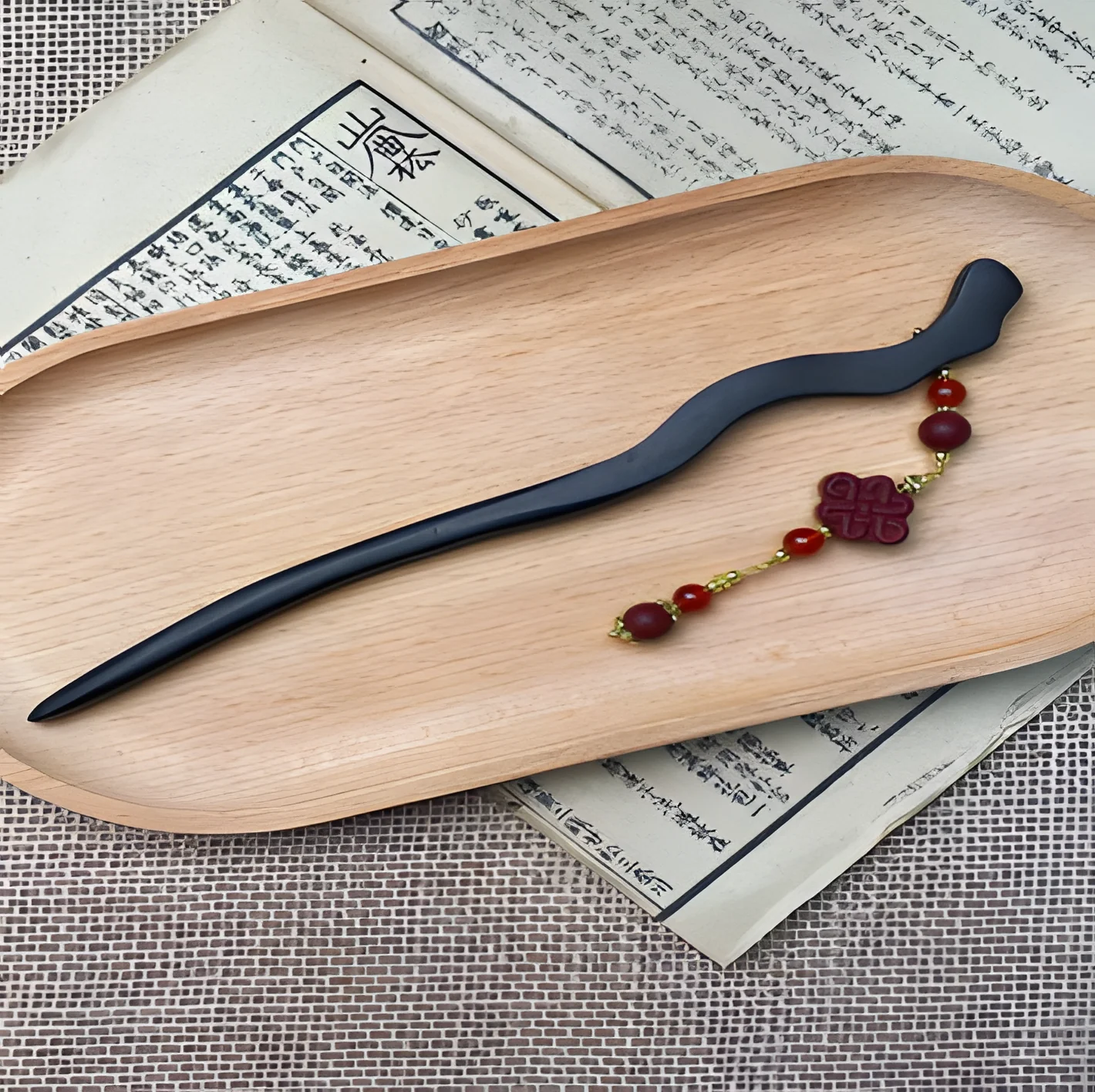 Incense Bead Hairpin — 只