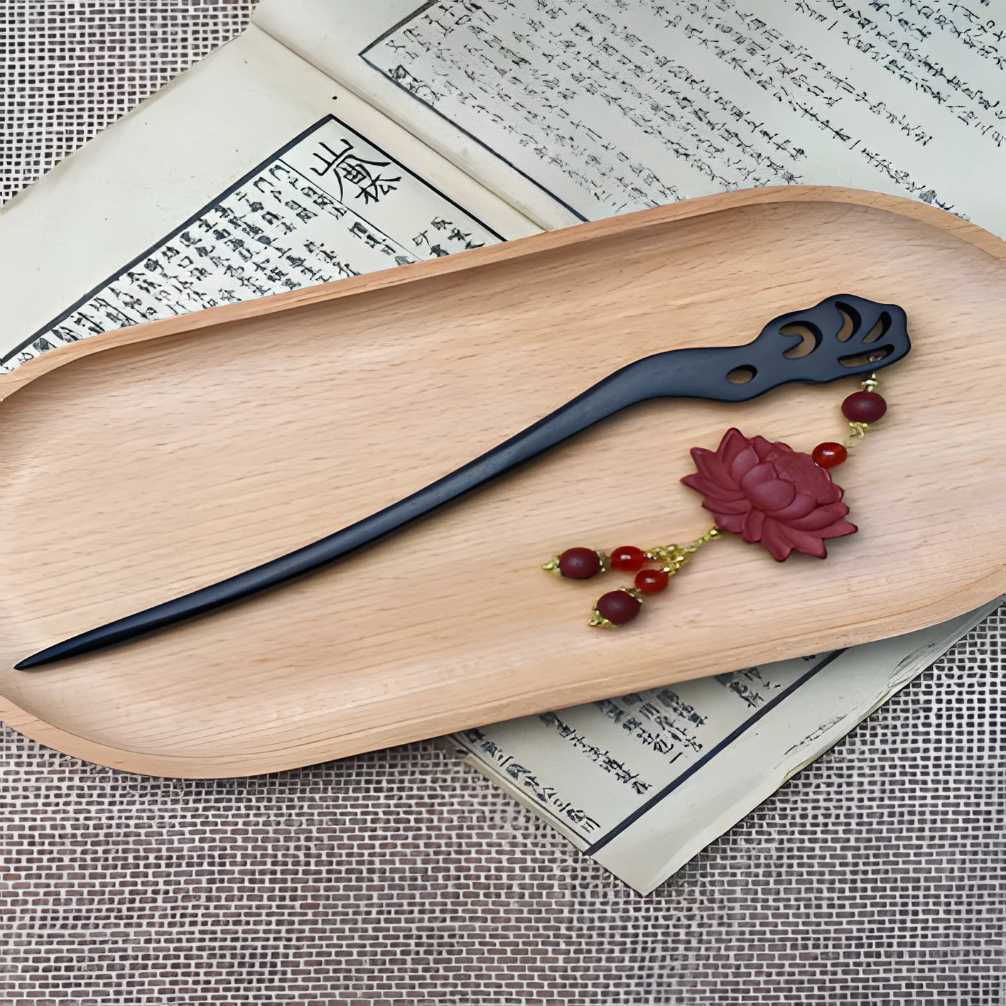 Incense Bead Hairpin — 只