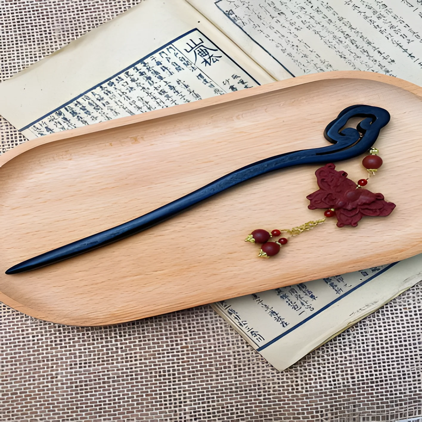 Incense Bead Hairpin — 只