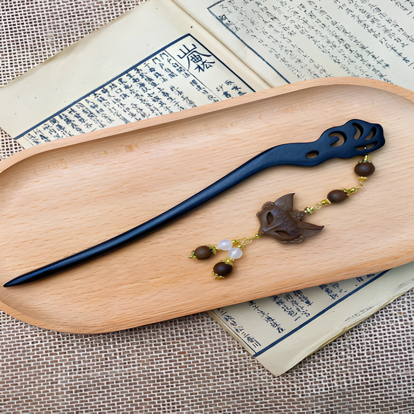 Incense Bead Hairpin — 只