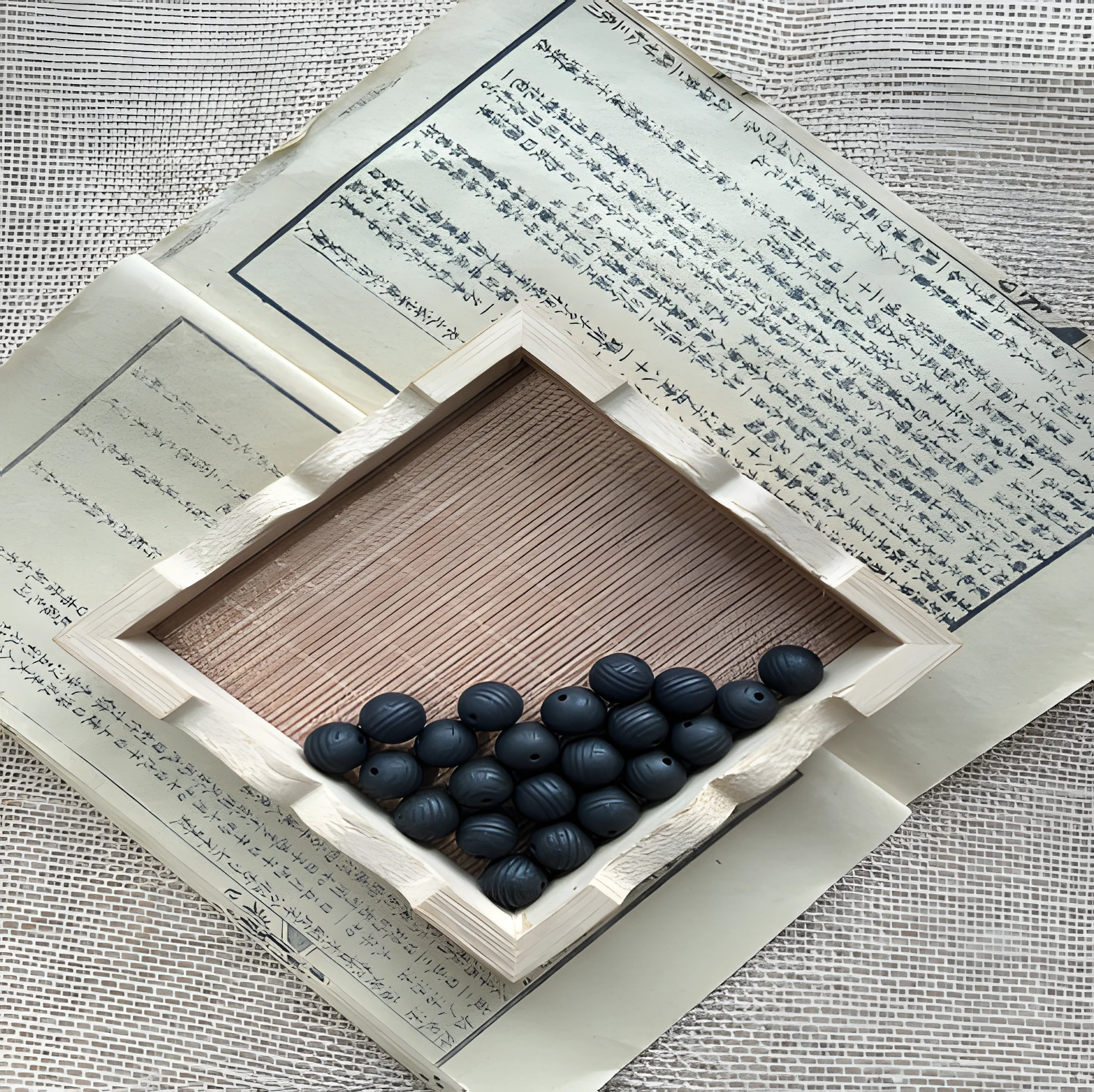 Thousand Petal Carved Bead — 1.2