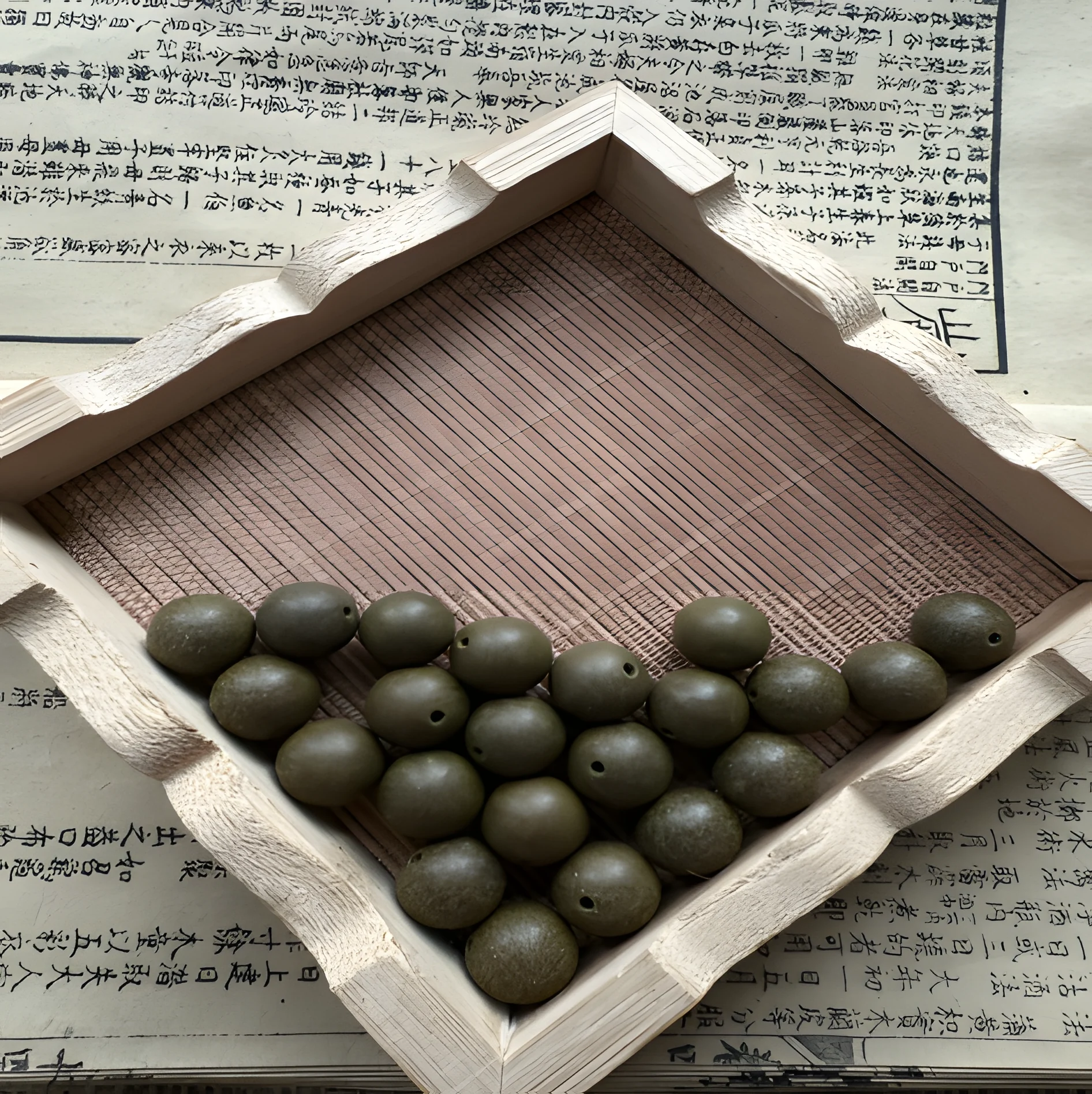 Thousand Petal Patterned Bead - Carved — 1.5